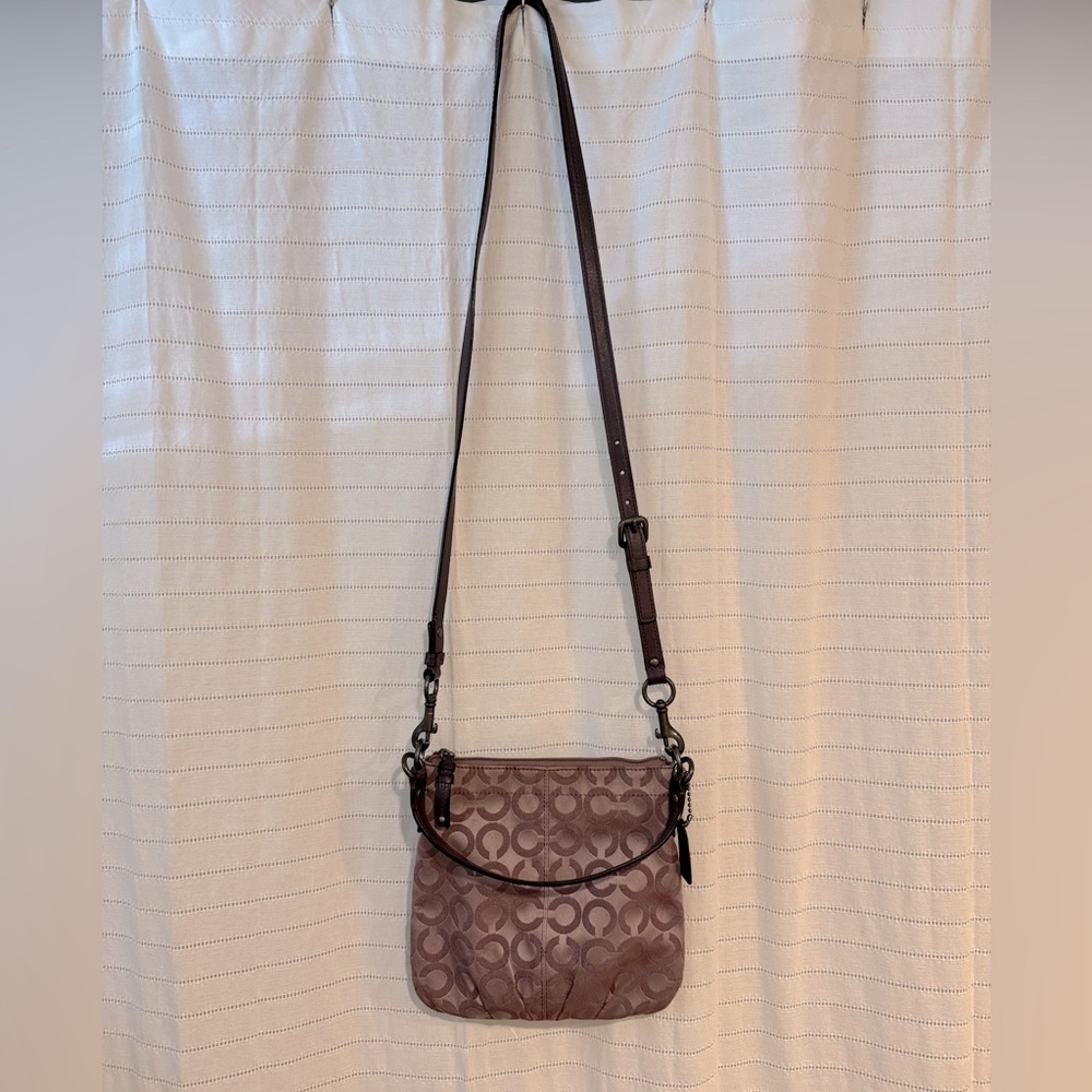 Coach Plum Signature C Crossbody Bag